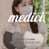메디치 라이트핏 새부리형 마스크 KF94 100매(5매씩)/블랙,그레이중택1
