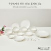 무안 도자기 골드샤인 백유 4인조 홈세트 19p