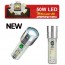 White Laser 멀티 LED 충전식 줌 서치 라이트 랜턴 520A