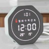 플라이토 와이파이 필링 폴리곤 인테리어 LED 탁상 벽시계 18cm