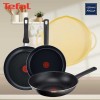 테팔 초코브라우니 티타늄 프라이팬 24cm+멀티팬 28cm+드레스블루 티타늄 프라이팬 28cm+죠르노펠리체 인덕션 멀티 그리들 34cm 옐로 TFC-CB4WDB8IGY