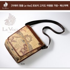 [이태리 명품 Le Voci] 르보치  PVC 고지도 메신져 백, LVKH-1207MS