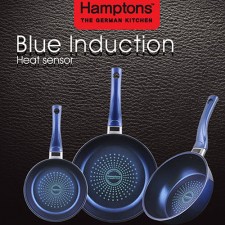 [Hamptons]독일햄튼 단조 다이아몬드 후라이팬3종 (20cm+26cm+28cm웍)