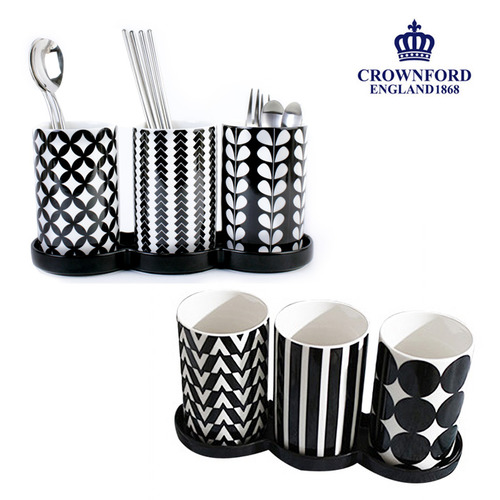 [크라운포드] 노르딕 도자기 수저통