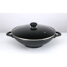 GSW Titanium  NANO-DIAMOND 5중 코팅 통주물 웍팬 32cm