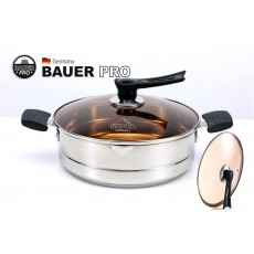 [BAUER PRO GERMANY]NEW 독일 바우어 프로 3중바닥 IH 전골냄비 24cm