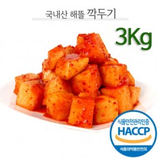 [해뜰] 깍두기3kg