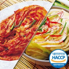 [해뜰] (혼합)포기김치 3kg+백김치 2kg