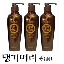댕기머리 두피관리용 윤 프리미엄 샴푸 400ml*3종