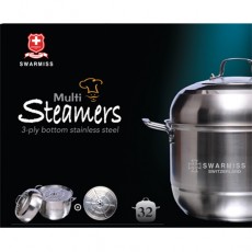 스와르미스 3단 찜기 32cm