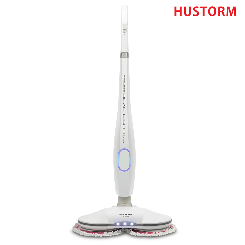 휴스톰 무선 물걸레 청소기 HS-9000 화이트