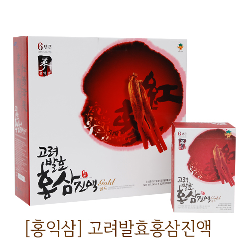 [홍익삼] 고려발효홍삼진액 50ml X 60포 / 100%홍삼추출액