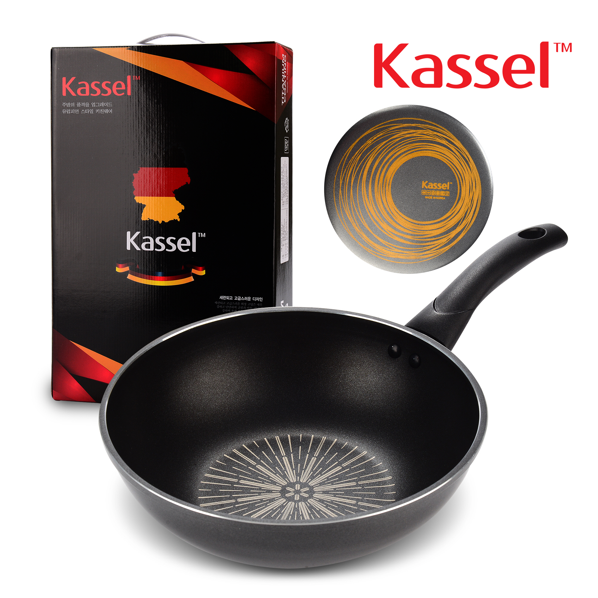 [Kassel ] 카셀 단조형 티타늄 궁중팬 26cm