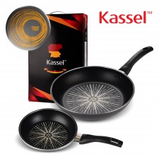 [Kassel ] 카셀 단조형 티타늄 후라이팬 2종A세트 [후20cm+후28cm]