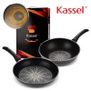[Kassel ] 카셀 단조형 티타늄 후라이팬 2종B세트[후28cm+궁26cm]
