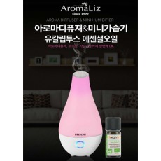 아로마리즈 아로마디퓨져 LED 가습기 PA-A300 + 유칼립투스 오일 10ml