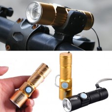 동화 USB 충전식손전등 줌라이트 Q5 LED손전등