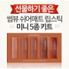 썸뷰쉬어매트 미니립스틱 5종세트