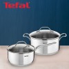 [테팔] 팬&냄비 스테인리스 스틸 인츄이션 냄비 편수 18cm+양수 20cm TFC-INTS8P0
