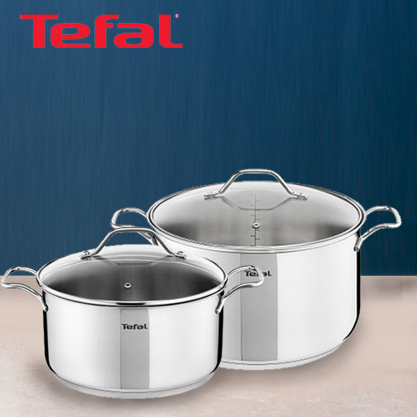 [테팔] 팬&냄비 스테인리스 스틸 인츄이션 냄비 양수 20cm+양수 24cm TFC-INTP04