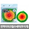 반짝이 아크릴 수세미(무지개) 5ea /8809105117499