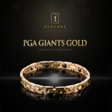 PGA TOUR 자이언츠 팔찌_골드 건강용품/건강팔찌