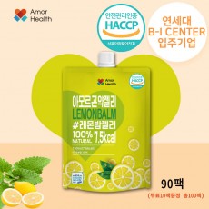 아모르 레몬밤 곤약젤리 90팩 (10팩 추가증정) [벌크 포장]