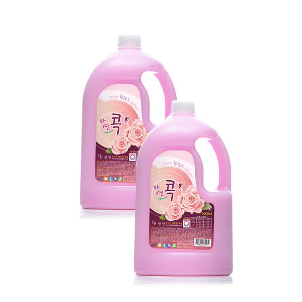 자연콕 섬유유연제 4000ml*2개