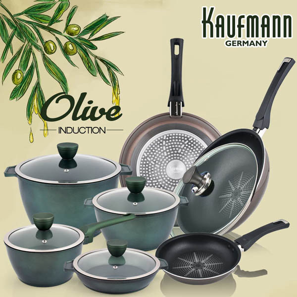 독일 카우프만 올리브 인덕션 주방 12P 세트(G형), KOC-G12P
