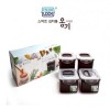 컬러락 스마트 김치통 뉴옹기 3호(1.5L*2개,2.5L*2개)