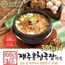 제주콩청국장찌개 300g 4팩