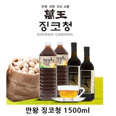 만왕 징코청 1500ml / 은행 열매 효소 발효액