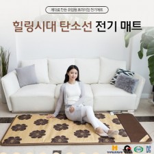 [대진전자]힐링시대 EMF 인증 1난방 탄소열선 전기매트 싱글1000*2000mm DEB-6031