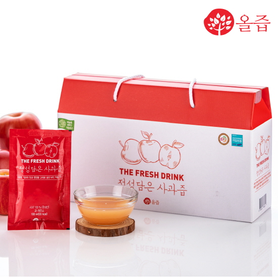 [올즙] 정성담은 사과즙 100ml *30포