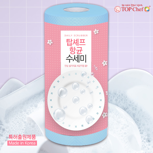 탑셰프 항균 수세미 30매(벌크)  * 5ea