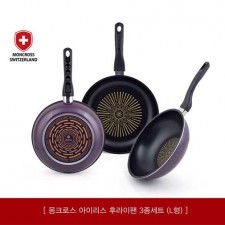 몽크로스 아이리스후라이팬3종세트(L형)/MIF-L3P