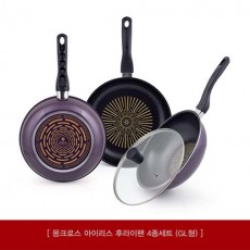 몽크로스 아이리스후라이팬4종세트(GL형)/MIF-GL4P
