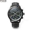 [FOCE]남성 가죽 손목시계 FM7502BBK