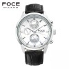 [FOCE]남성 가죽 손목시계 FM7504WH