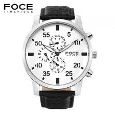[FOCE]남성 가죽 손목시계 FM1502SW1