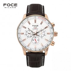 [FOCE]남성 가죽 손목시계 FM6304RG