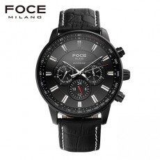 [FOCE]남성 가죽 손목시계 FM6304BBK