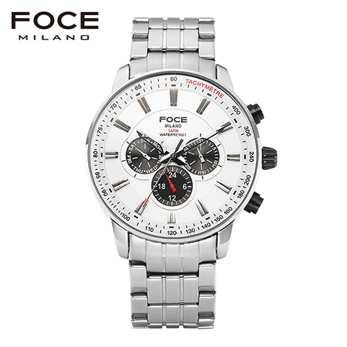 [FOCE]남성 메탈 손목시계 FM6303WH