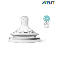 아벤트 내추럴 중간속도 젖꼭지 SCF653/23(2pcs)