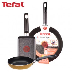 [테팔] 멕시칸 프라이팬 28cm+미니블리니스 에그팬 12cm+사각 에그팬 12*18cm TFC-MC8EP12S18
