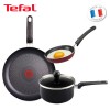 [테팔] 쿡이지 프라이팬 28cm+인비지아 냄비 편수 18cm+에그팬 12cm TFC-CE8IVS8EP12