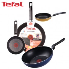 [테팔] 멕시칸 프라이팬 28cm+파워 블루 멀티팬 28cm+미니블리니스 에그팬 12cm+미니팬 18cm TFC-MC8PBWEP1218