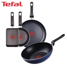 [테팔] 얼리 프라이팬 28cm+파워 블루 멀티팬 28cm+미니팬 18cm+사각 에그팬 12*18cm TFC-EL8PBWEP18S18