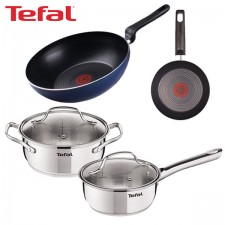 [테팔] 스텐 냄비 스페셜 2종세트+파워 블루 멀티팬 28cm+미니팬 18cm TFC-LES6P8PBWEP18