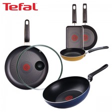 [테팔] 쿡이지 프라이팬 28cm+파워 블루 멀티팬 28cm+에그팬 12cm+미니팬 18cm+사각 에그팬 12*18cm+유리뚜껑 28cm TFC-CE8PBWGEP3SET